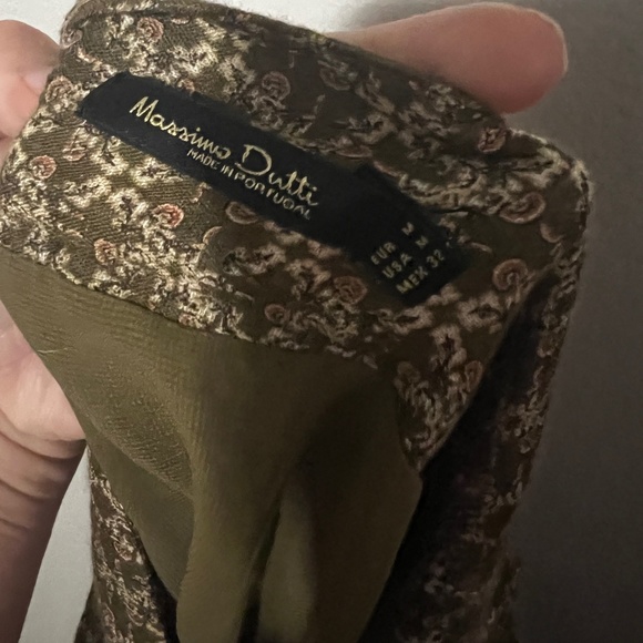 Massimo Dutti olive green skirt women’s size medium - Picture 2 of 3